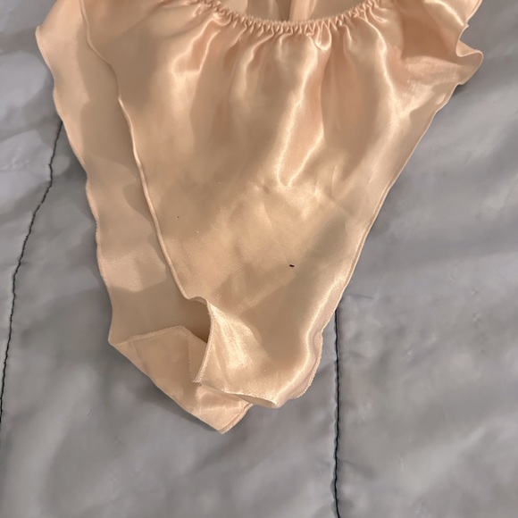 Vintage Jezebel Renee of Hollywood Pale Pink Bustier Set in a 36 & M/L - Picture 3 of 7